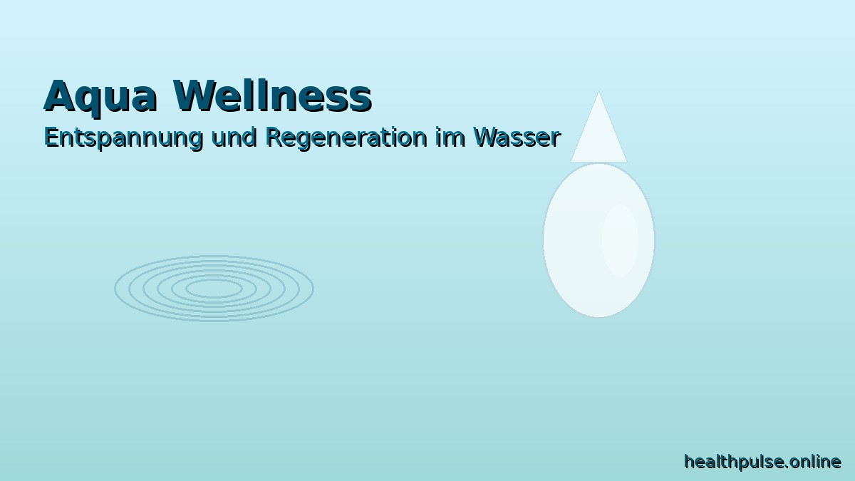 Aqua wellness and relaxation theme