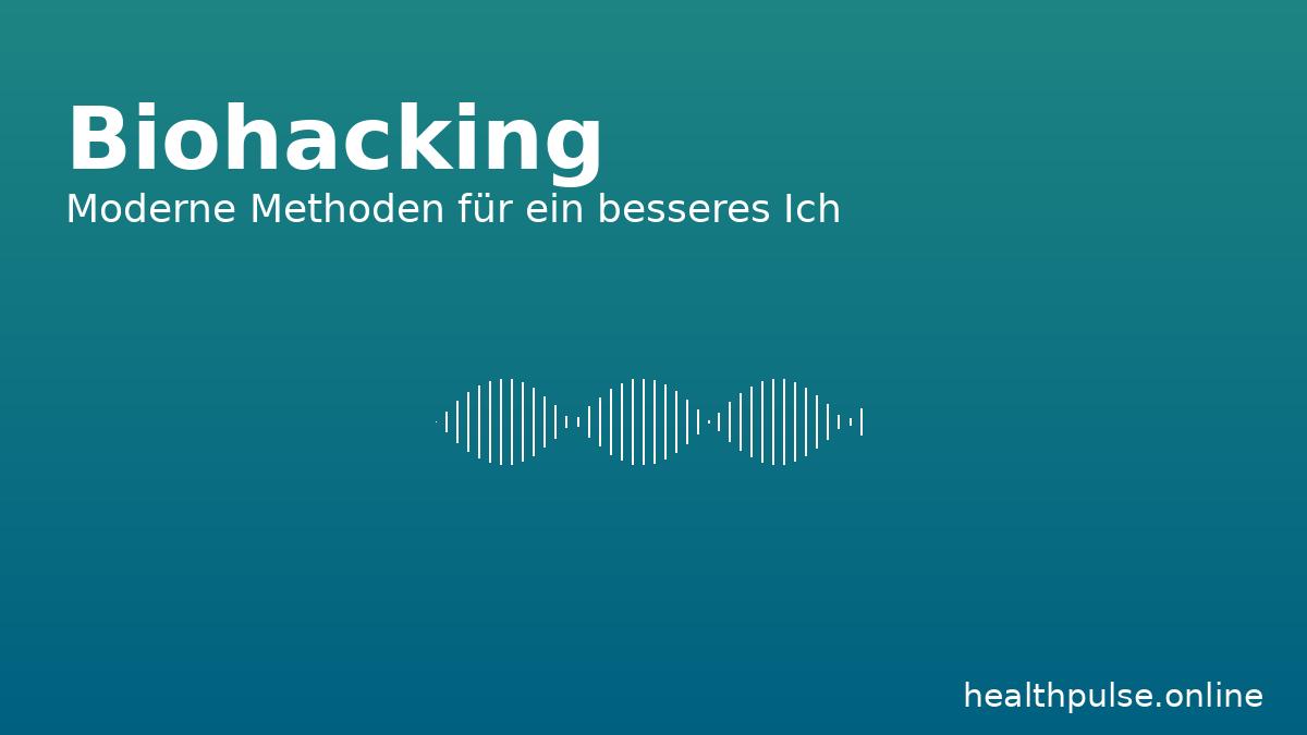 Biohacking illustration with abstract shapes representing health optimisation