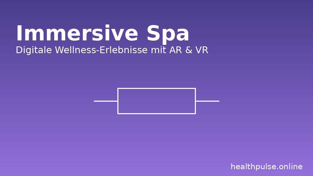 Immersive Spa illustration with VR and AR elements for digital wellness